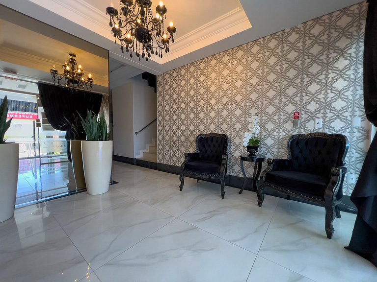 190 - Lindo apartamento a 50m da praia de Mariscal