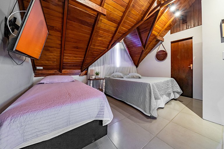 271 - Loft em Residencial com Piscina a 200m da Praia