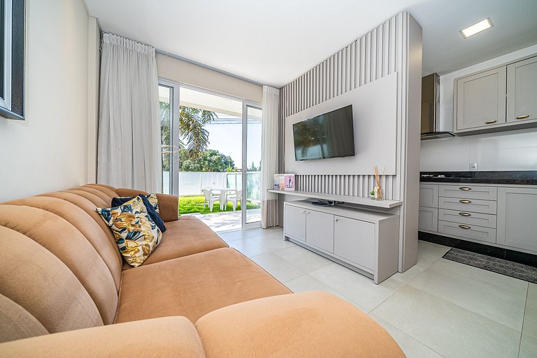 191 - Apartamento Garden na Praia de Mariscal