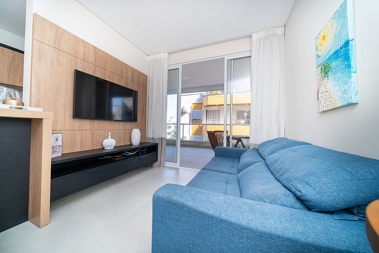 195 - Apartamento com 2 dormitórios a 50m da praia de Marisc