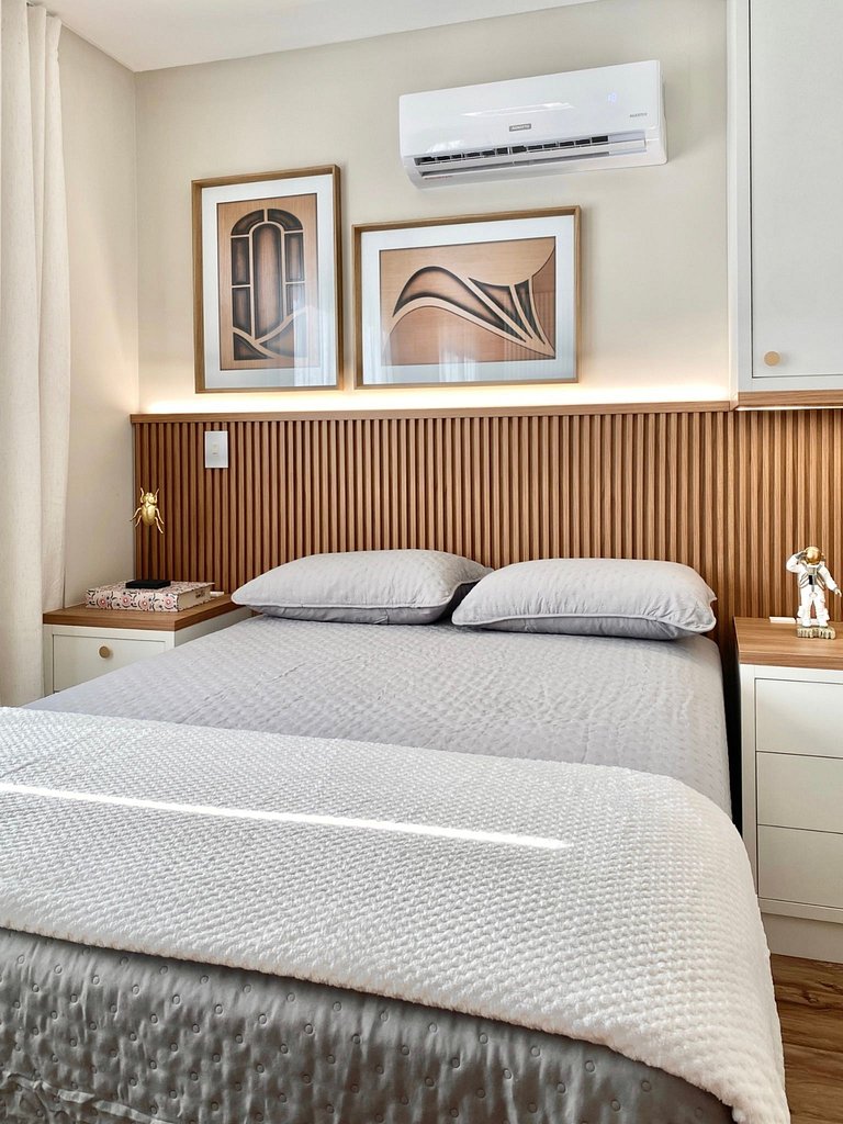 165 - Apartamento de 3 quartos na praia de Canto Grande