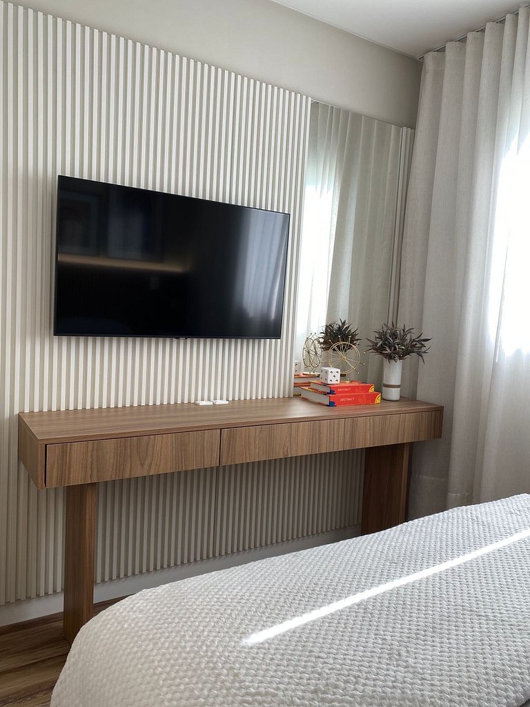 165 - Apartamento de 3 quartos na praia de Canto Grande