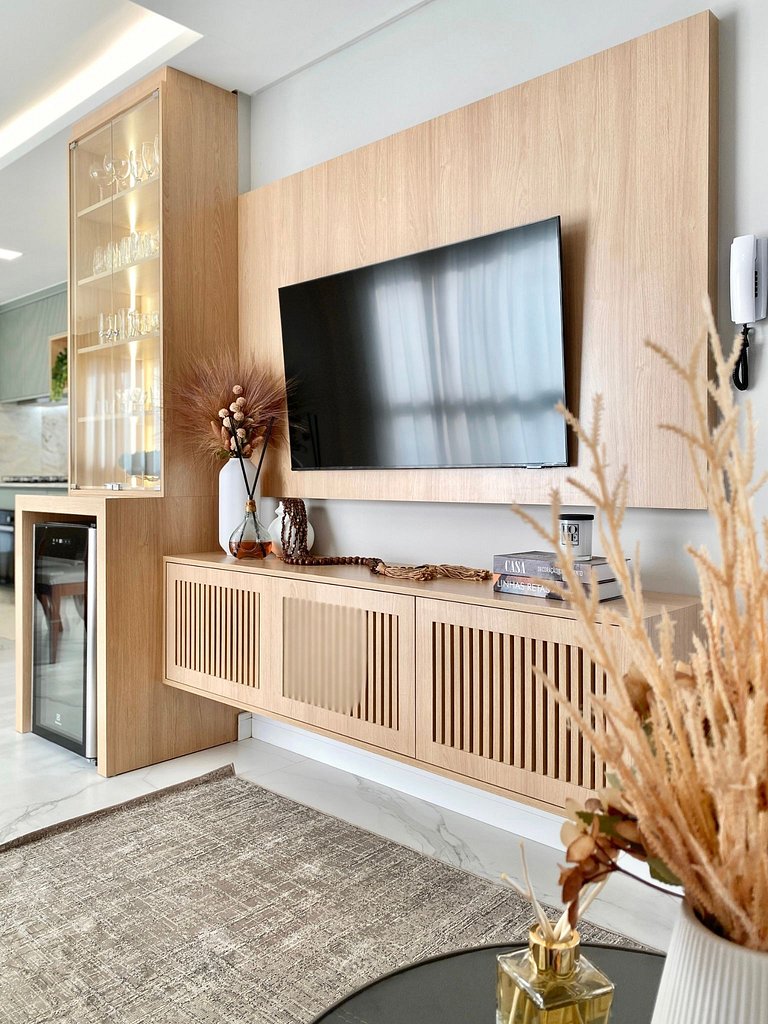 165 - Apartamento de 3 quartos na praia de Canto Grande