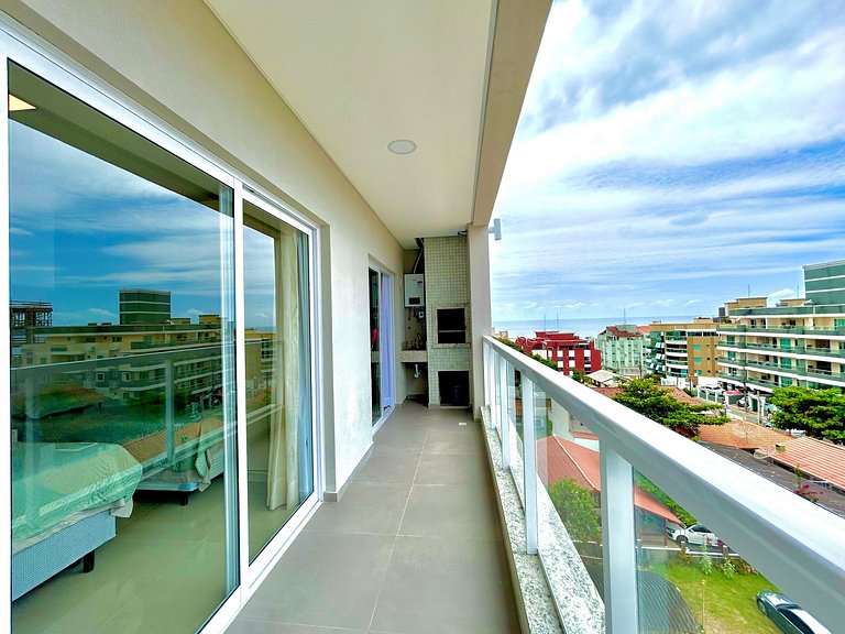 408- Apartamento 2 suítes na praia de Bombas